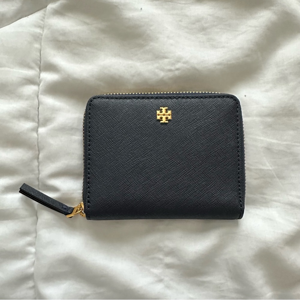 Tory Burch navy wallet